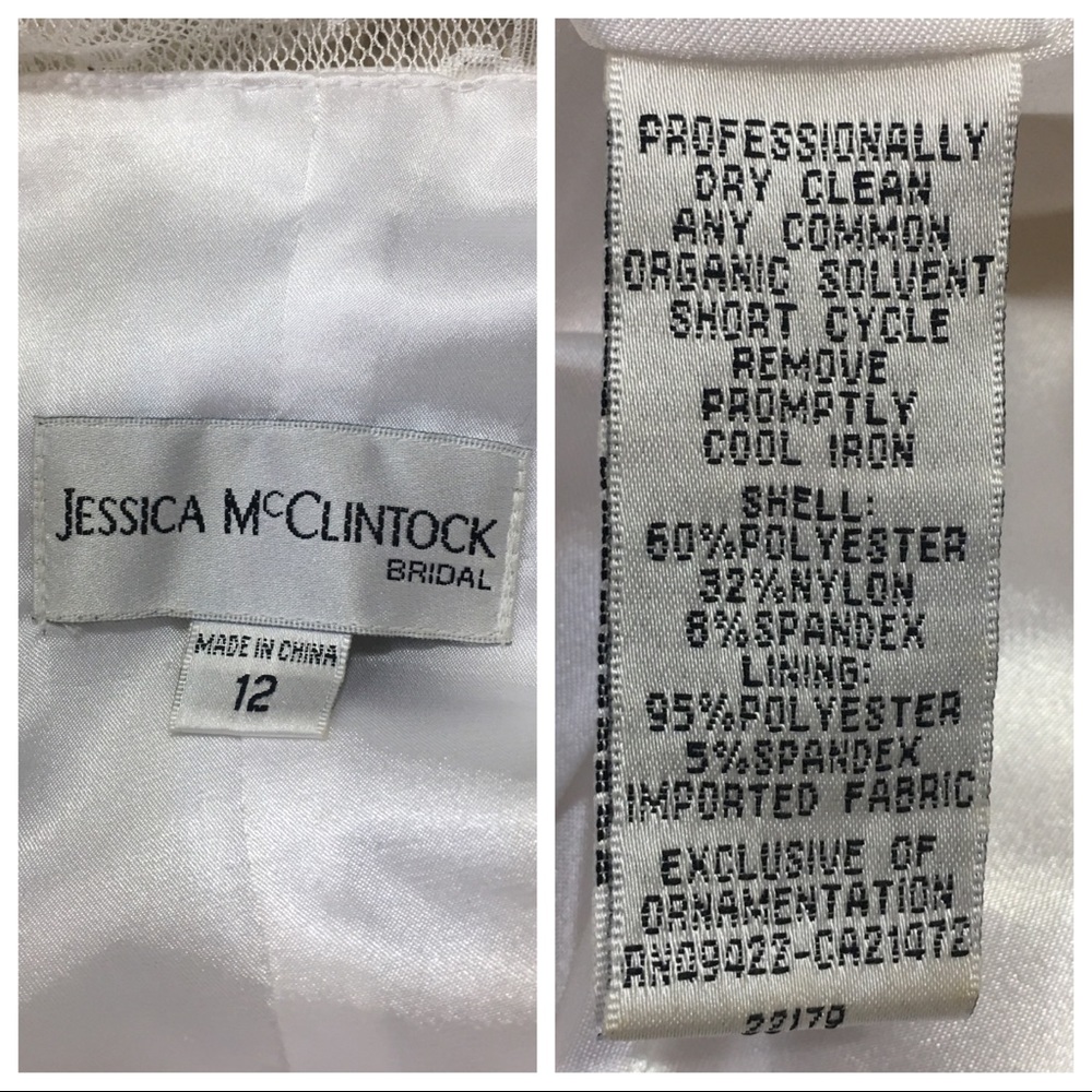 Vintage Jessica McClintock bridal gown - Picture 7 of 7